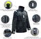 Navis Marine Coastal Sailing Jacket with Bib Pants Fishing Rain Suit Foul Weather Gear