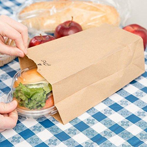 Paper Snack Bags, Durable White Paper Bags, 2 Lb Capacity, White, Pack Of 500 Bags by CulinWare