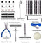 BETOOLL Tire Repair Kit 22 Pcs for Car, Motorcycle, ATV, Jeep, Truck, Tractor Flat Tire Puncture Repair