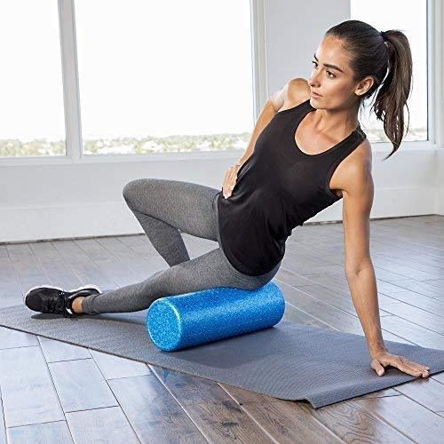 High Density Muscle Foam Rollers by Day 1 Fitness – 4 SIZE OPTIONS and 7 COLORS TO CHOOSE FROM - Sports Massage Rollers for Stretching, Physical Therapy, Deep Tissue and Myofascial Release -Exercise