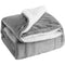 BEDSURE Sherpa Fleece Blanket Twin Size Grey Plush Throw Blanket Fuzzy Soft Blanket Microfiber