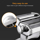 Pasta Maker Machine,Hand Crank Noodle Maker Stainless Steel Noodles Cutter with Clamp for Spaghetti Lasagna Tagliatelle by Sailnovo