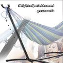 FDW Hammock Stand Portable Heavy Duty Hammock Stand Portable Steel Stand Only for Outdoor Patio or Indoor with Carrying Case