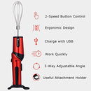 Vbestlife Hand Mixer Rechargeable Handheld Mixer Whisk Cordless Electric Egg Beater with Adjustable Head, Battery Powered