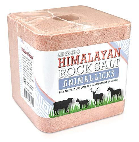 Compressed Himalayan Salt Lick for Horse, Cow, Goat, etc. Made from Specially Selected Higher Quality Himalayan Salt - Evenly Distributed Minerals - 100% Pure & Natural