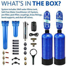 Aquasana Whole House Water Filter System - Filters Sediment & 97% Of Chlorine - Carbon & KDF Home Water Filtration - EQ-1000