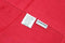 Cotton Craft 100% Linen Christmas Red Table Cloth -Size 60x120 Red Hand Crafted and Hand Stitched Table Cloth with Hemstitch detailing.