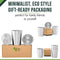 Better For Your - Small Tumbler Cups Stainless Steel Double Wall - 8oz (250ml) - Set of 3