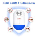 2018 Upgraded Pest Control Ultrasonic Repellent Plug in Pest Reject - Electric Mouse Repellent & Mosquito Repellent in Pest Repellent - Mouse Repellent for Mosquito, Mice,Rat,Roach,Spider,Flea,Ant,Fly