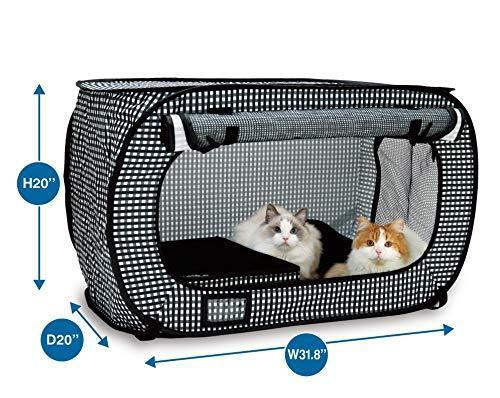 Necoichi Portable Stress Free Cat Cage Always Ready to go!