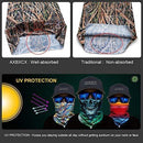 AXBXCX 2 Pack - Camouflage Print Seamless Neck Gaiter Bandana Face Mask for Outdoor Activities