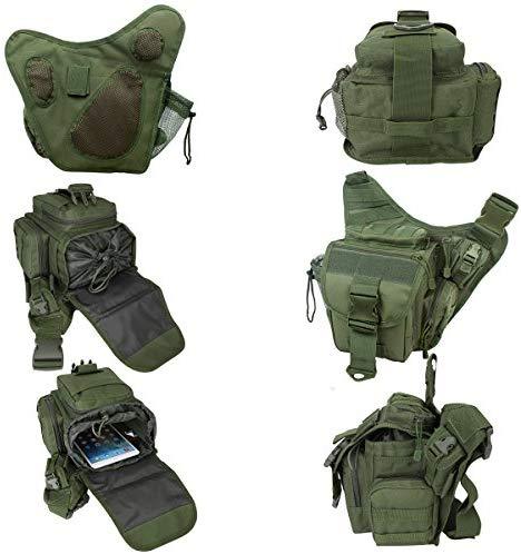 G4Free Tactical Messenger Fishing Tackle Side Bag EDC Sling Pack Utility Versipack