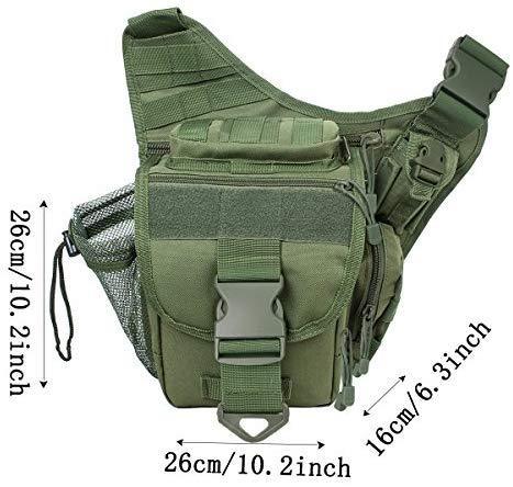 G4Free Tactical Messenger Fishing Tackle Side Bag EDC Sling Pack Utility Versipack