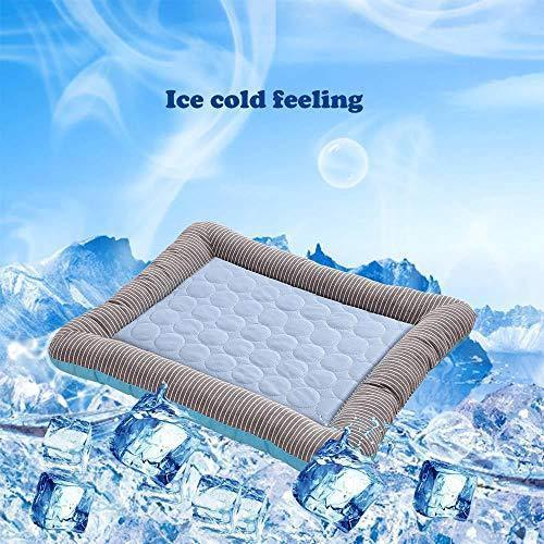 Volwco Pet Cooling Gel Pad, Pet Cooling Pad, Pet Self Cooling Mat,Cooling Gel Pet Bed for Dogs Puppy Pet Cats Sleeping & Reduce Joint Pain, Ideal for Indoor Home & Travel