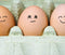 Egg Cartons (18-Pack); Each for One Dozen, Eco-friendly Recycled Material Biodegradable 12-count Egg Cartons w/Labels