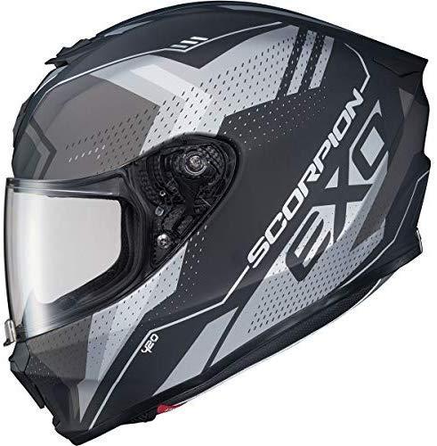 Scorpion EXO-R420 Adult Street Motorcycle Helmet - Seismic Matte Hi-Vis/Dark Grey/Medium