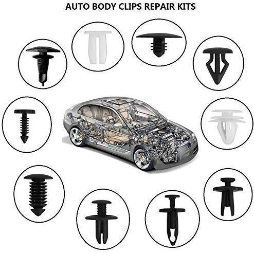 ROLINGER Auto Clips Car Vent Body Clips Retainer Push Kit - 421Pcs Car Panel Trim Plastic Fasteners Rivet Kits Universal for Ford GM Toyota Honda Chrysler ¡­