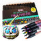 EPIC - Opaque Acrylic Paint Markers - Set of 12 - For Painting Rocks, Pumpkins, Ceramic, Porcelain, Wood, Fabric, Canvas - Medium tip - Permanent Water Based Paint Pens