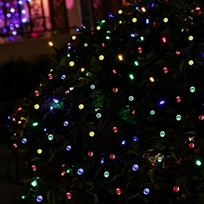 Solar Lights Outdoor 72ft 200 LED Fairy Lights, Ambiance lights for Patio, Lawn,Garden, Home, Wedding, Holiday, Christmas, Xmas Tree decoration,waterproof/Timer/USB Charge (Multi-color 2pack)