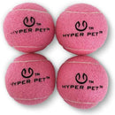 Hyper Pet Tennis Balls for Dogs, Pet Safe Dog Toys for Exercise and Training, Pack of 4, Green