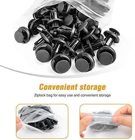 GOOACC 240PCS Bumper Retainer Clips Car Plastic Rivets Fasteners Push Retainer Kit Most Popular Sizes Auto Push Pin Rivets Set -Door Trim Panel Fender Clips for GM Ford Toyota Honda Chrysler