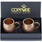 COPPure Moscow Mule Copper Mugs Set of 2 - Pure 100% Solid Hammered, Unlined Copper Cups For Icy Cold Cocktails - Recipes Included - Makes A Perfect Gift