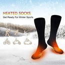 XBUTY Heated Socks for Women Men, Rechargeable Electric Socks Battery Heated Socks, Cold Weather Thermal Socks Sports Outdoor Camping Hiking Warm Winter Socks