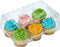 Clear Cupcake Boxes 4" High for high toppinges- Holds 6 Cupcakes Each- 12/Pack