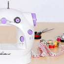 HAITRAL Mini Portable Sewing Machine with Light and Foot Pedal Adjustable Speed