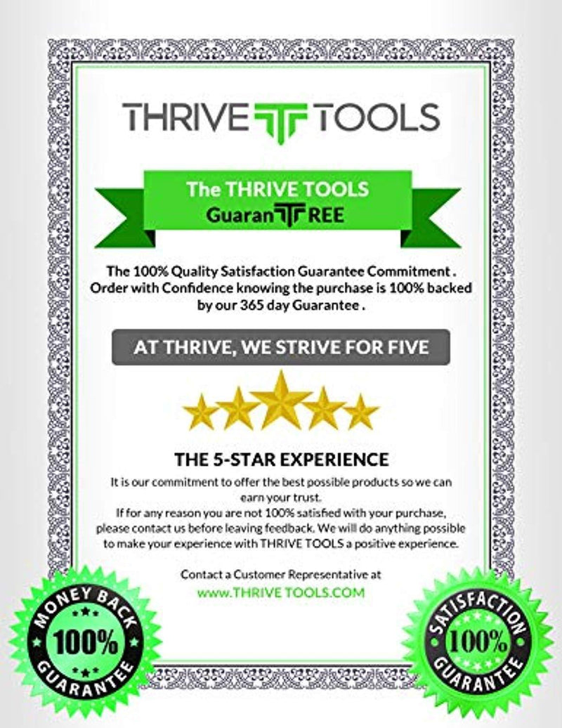 Thrive Tools Leaf Scoops: Large Rake Hands for Scooping Grass Clippings and Lawn Debris: 1 Set is 2 Hand Rakes