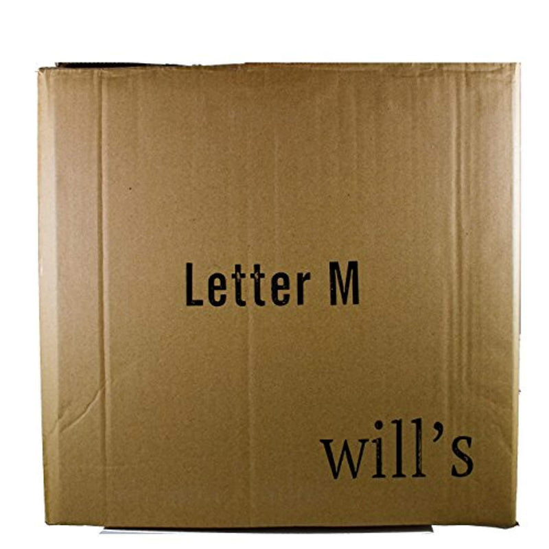 Wine Cork Holder - Metal Monogram Letter (M) by Will's
