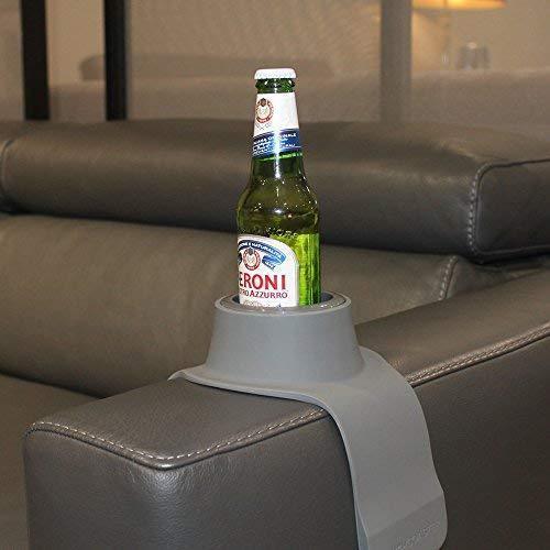 CouchCoaster - The Ultimate Drink Holder for Your Sofa, Mocha Brown