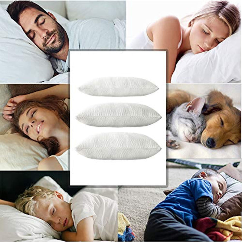 YOUMAKO Standard Size Shredded Memory Foam Pillow with Cooling Zippered Washable Bamboo Cover，Hypoallergenic Sleeping Bed Pillow for Home and Luxury Hotel