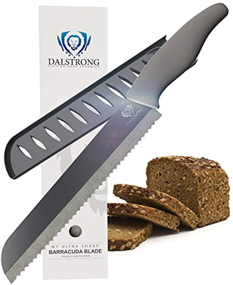 DALSTRONG Bread Knife - Barracuda Blade - Serrated Ceramic - 8