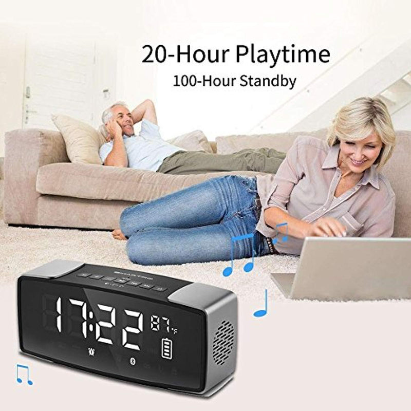 SMARTRO Sunrise Wake up Light Digital Alarm Clock Bedrooms, Bedside and Kids, 2018 Edition, FM Radio 7 Colors, 6 Natural Sounds, 10 Brightness Levels and Touch Control