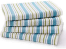 COTTON CRAFT - 12 Pack - Twill Stripe Kitchen Towel - Multi- 100% Cotton - Oversized 16x28 - Modern Clean Striped Pattern