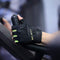 day wolf New Full Finger Workout Gloves Gym Exercise Half Finger Fitness Gloves Heavy Weight Lifting Leather Palm Protection Strong Grip Padded Quality Breathable Comfort Gloves