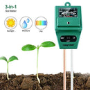 Longruner Soil Moisture PH Meter, 3-in-1 Plant Moisture Sensor Meter/Light/PH Tester for Home, Garden, Lawn, Farm, Indoor/Outdoor(No Battery Needed) LKP03