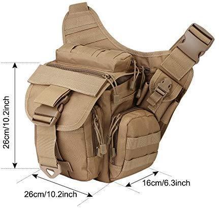 G4Free Tactical Messenger Fishing Tackle Side Bag EDC Sling Pack Utility Versipack