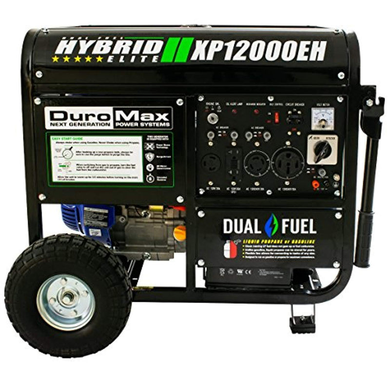 DuroMax XP12000EH Dual Fuel Portable Generator