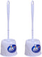 COSTOM Toilet Bowl Brush and Caddy, Dia 12cm x 38cm Height, Pack of 2 Set