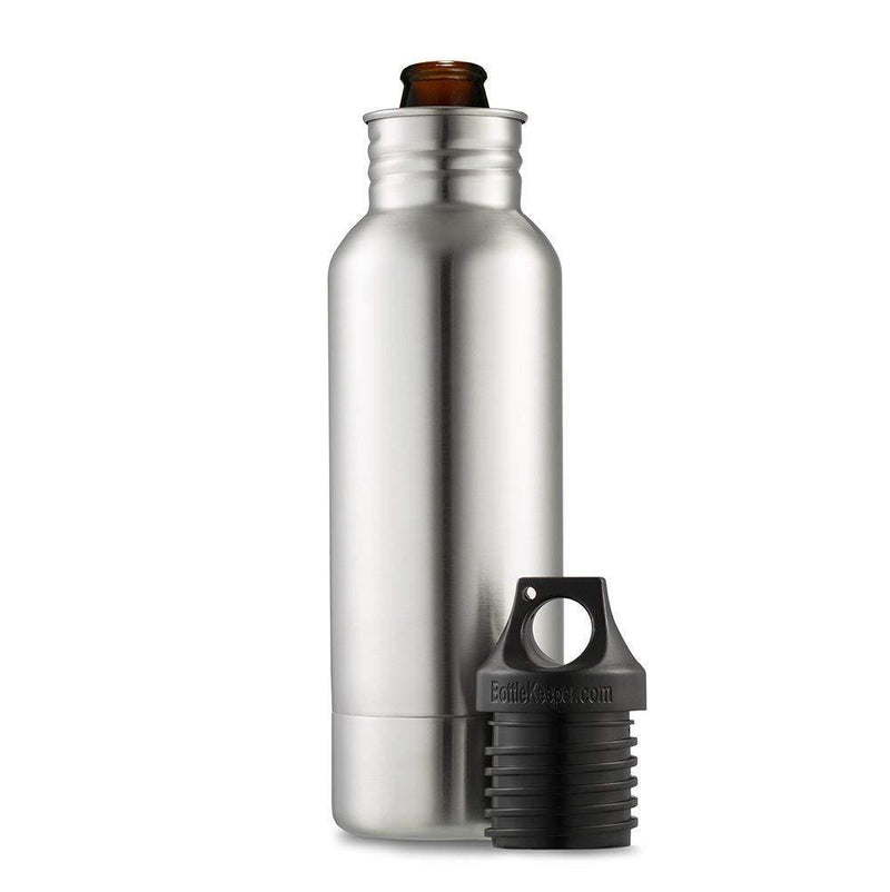 Stainless Steel Bottle - Best for Keeping Beverages Cold - Fits 12oz Bottles - Comes With Bottle Opener And Neoprene Carrying Case - Stainless Steel Bottle Insulator - Perfect Gift