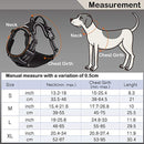 E-PRANCE Soft Front Dog Harness No Pull Pet Vest Harness Adjustable Reflective Easy Walking Small Medium Large Dogs, Black