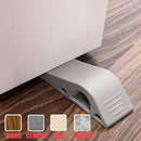 Decorative Door Stopper with Free Bonus Holders, Rubber Door Stop Works on All Floor Surfaces, Fixed the Door (3Pcs, Gray)