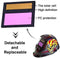 Tekware Welding Helmet 4C Lens Technology Solar Power Auto Darkening Hood True Color LCD Welder Mask Ultra Large Viewing Area Breathable Grinding Helmets with Adjustable Shade Range