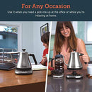 COSORI Electric Gooseneck Kettle with 5 Variable Presets, Pour Over Coffee Kettle & Tea Kettle, 100% Stainless Steel Inner Lid & Bottom, 1200 Watt Quick Heating, 0.8L, Matte Black