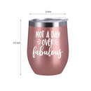 Wine Gifts Set for Women Wine Socks Gifts + Wine Tumbler with Funny Saying Not a Day Over Fabulous, Gift Baskets for Birthday Women, Mom, Grandma, Wife, Aunt, Daughter by Mavisgifts