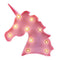 Pooqla LED Night Light Lamp Kids Marquee Letter Lights Unicorn Shape Signs Light Up Christmas Party Wall Decoration Battery Operated (Pink)