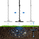 URCERI GC-1069 Metal Detector, High Accuracy Waterproof Treasure Hunting Tool, 2 Modes Outdoor Gold Digger with Sensitive Search Coil, Folding Shovel and Headphone for Beginners Professionals