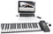 Tomsenn 88 Keys Professional Silicon rubber midi Flexible Roll up Electronic Piano Keyboard with louder speaker,for windows.